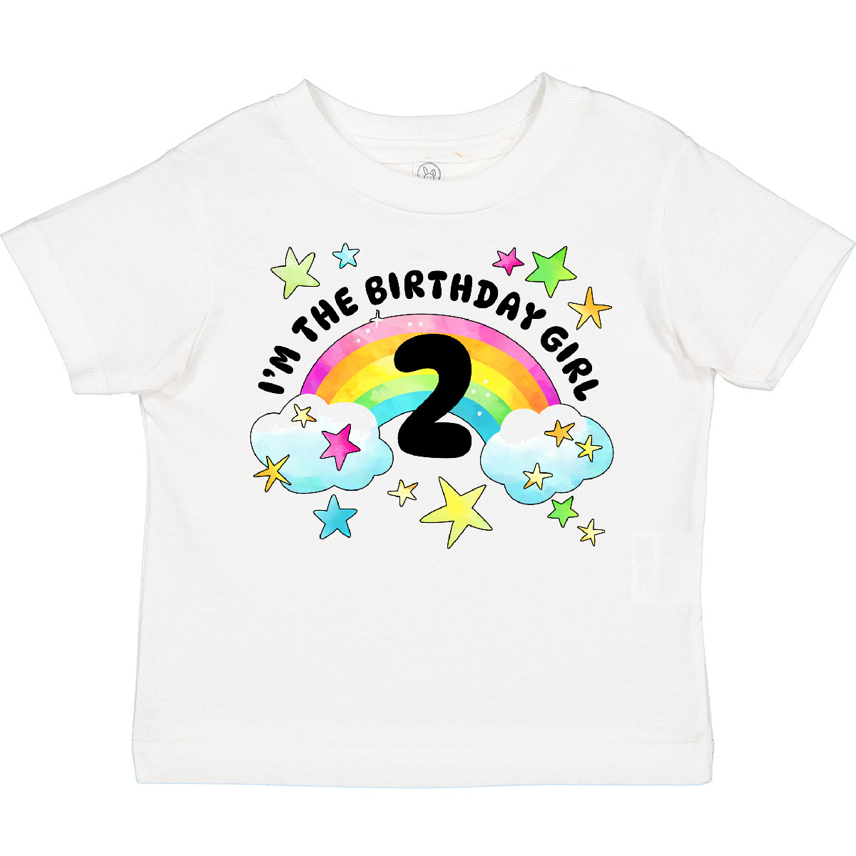 Inktastic I'm The Birthday Girl- Second Birthday Rainbow And Toddler T-Shirt 2nd - Picture 10 of 10