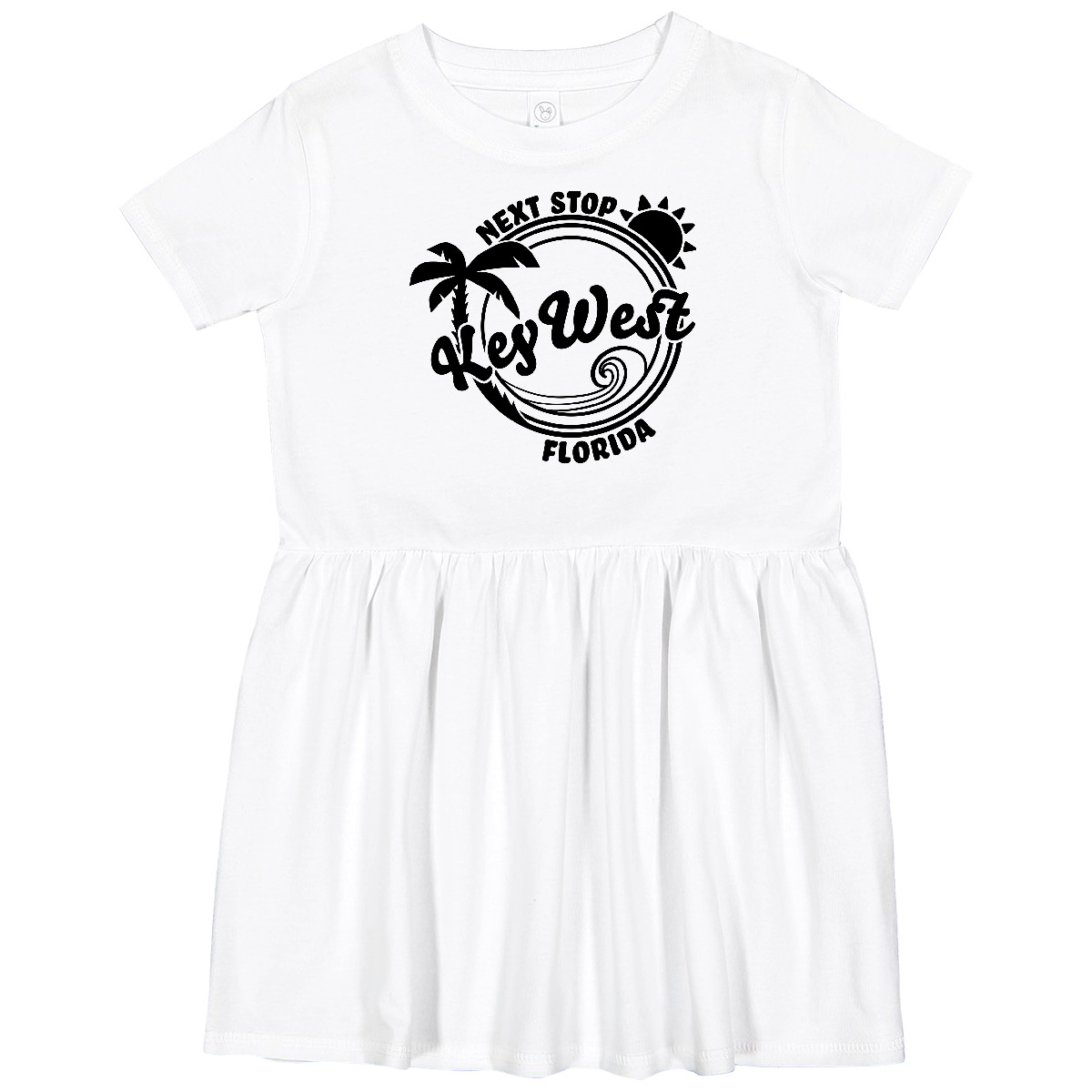 Inktastic Next Stop- Key West, Florida Toddler Dress State Home Beaches Beach