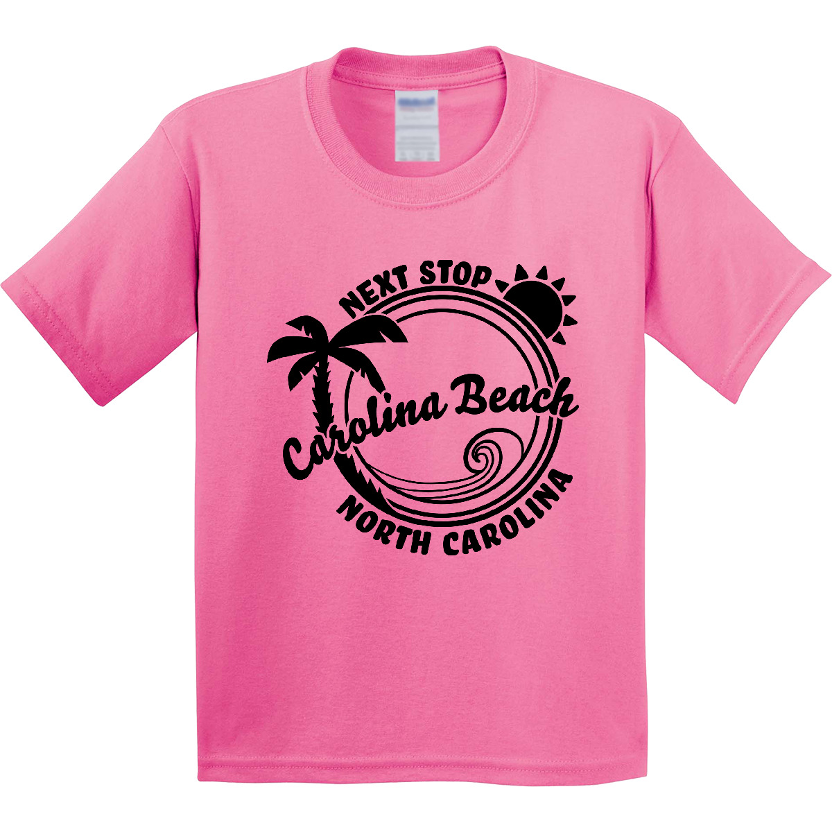 Inktastic Next Stop- Carolina Beach, North Carolina Youth T-Shirt State Home Fun - Picture 2 of 7