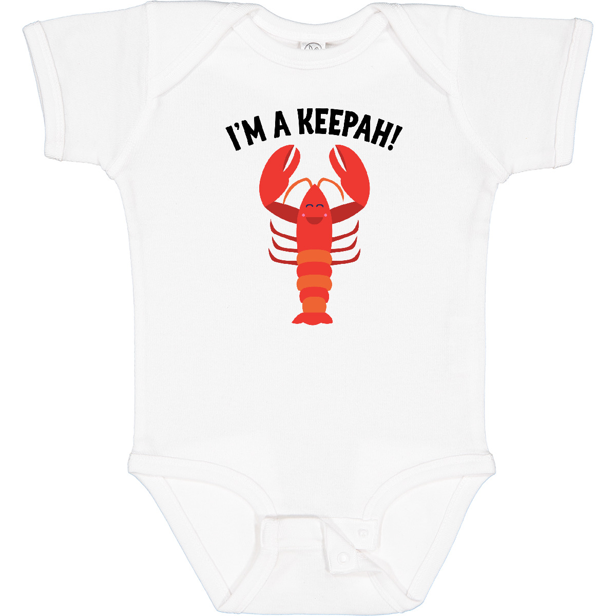 Inktastic Lobster Funny Im A Keepah Baby Bodysuit Seafood Beach Summer New - Picture 7 of 8