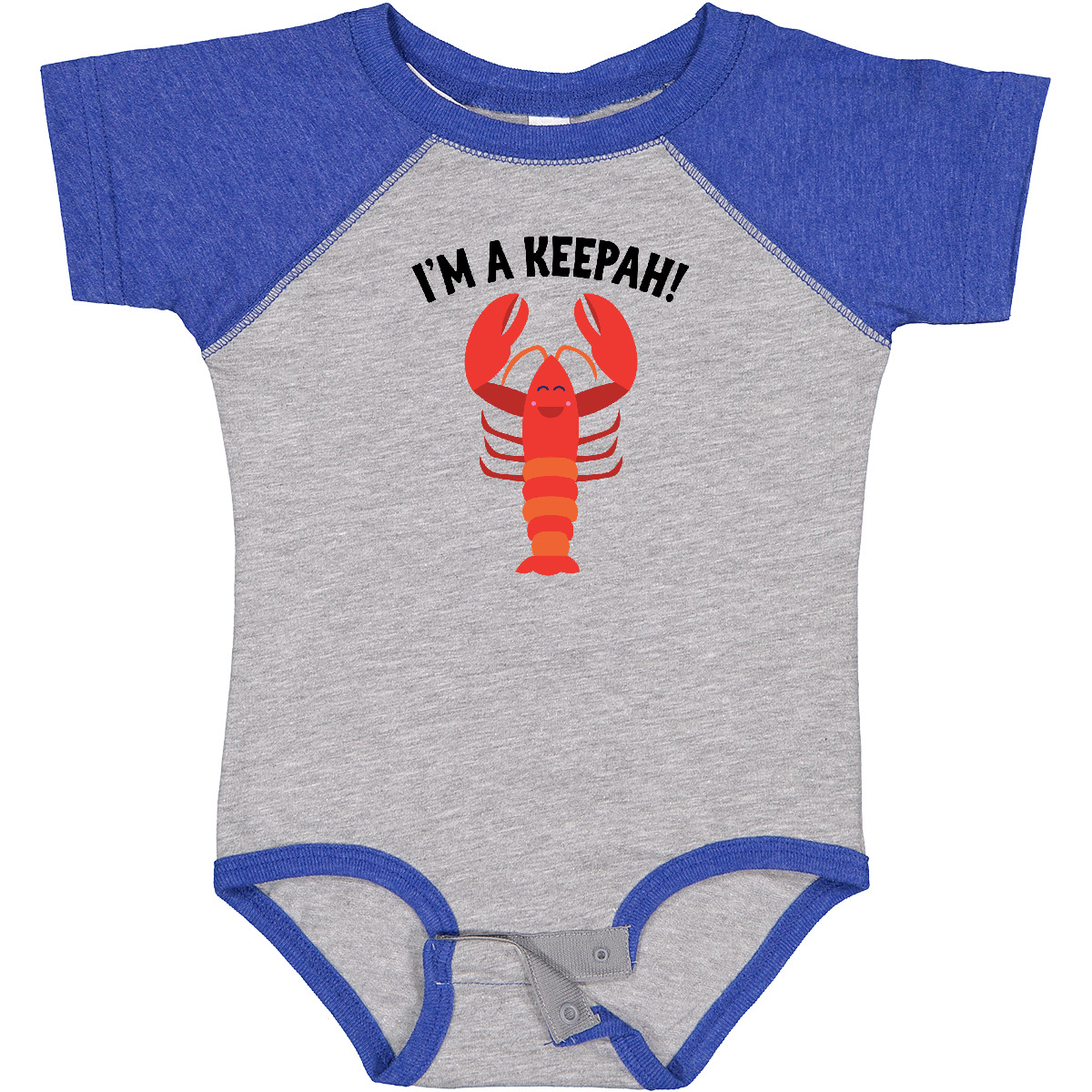 Inktastic Lobster Funny Im A Keepah Baby Bodysuit Seafood Beach Summer New - Picture 4 of 8