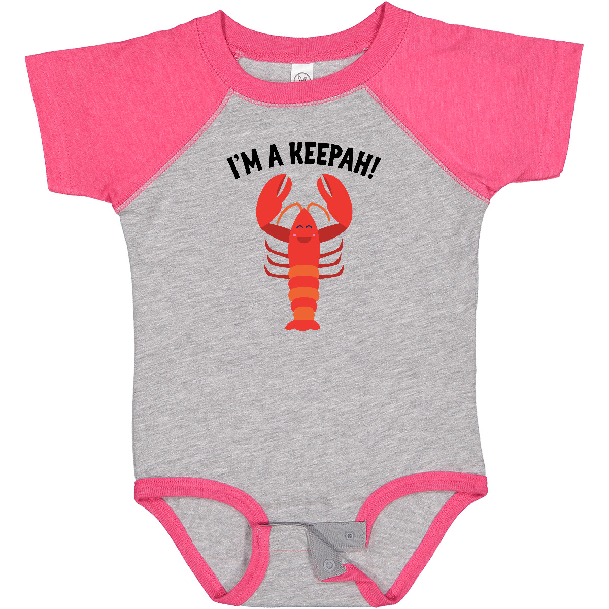 Inktastic Lobster Funny Im A Keepah Baby Bodysuit Seafood Beach Summer New - Picture 2 of 8