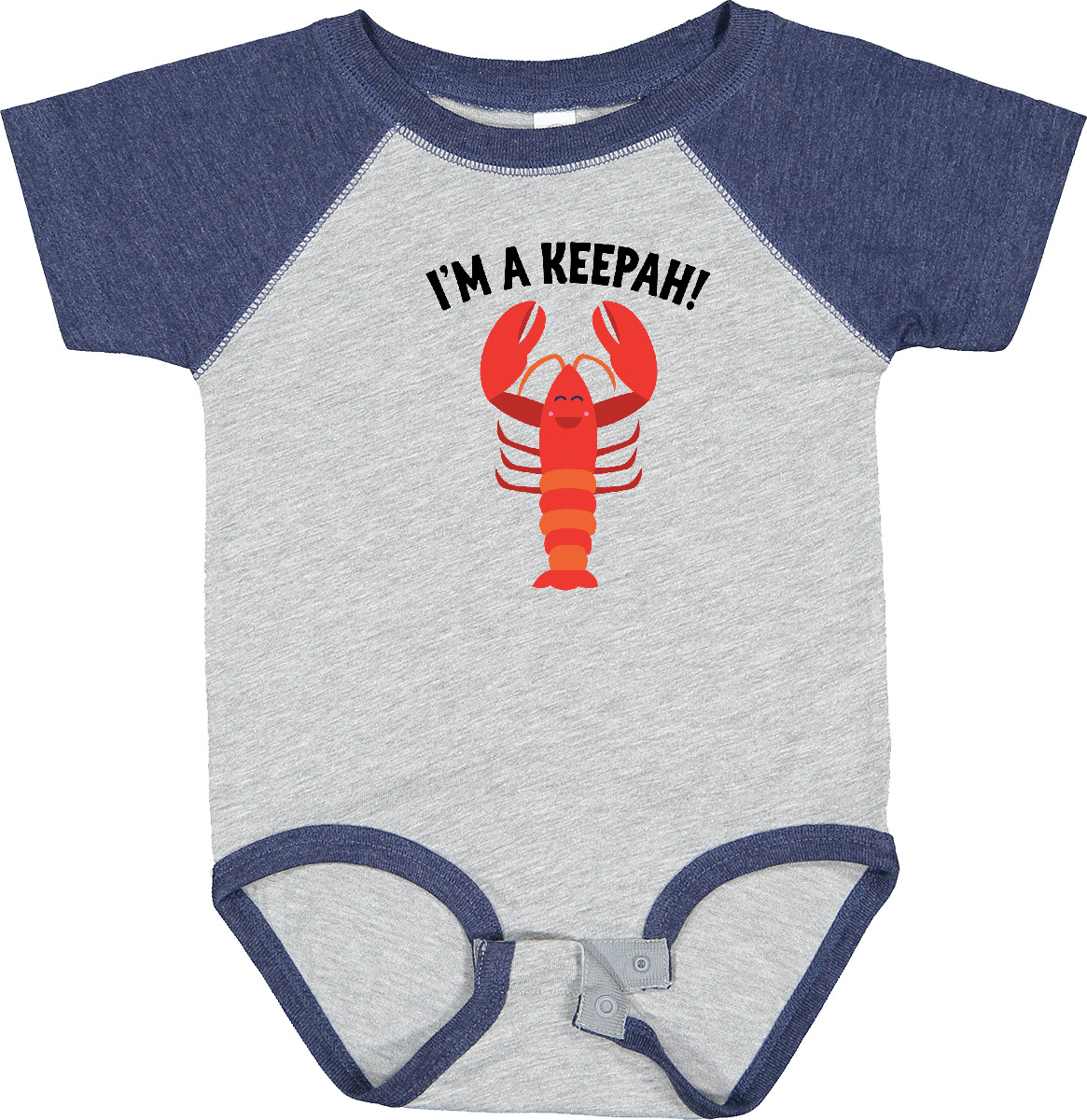 Inktastic Lobster Funny Im A Keepah Baby Bodysuit Seafood Beach Summer New - Picture 3 of 8