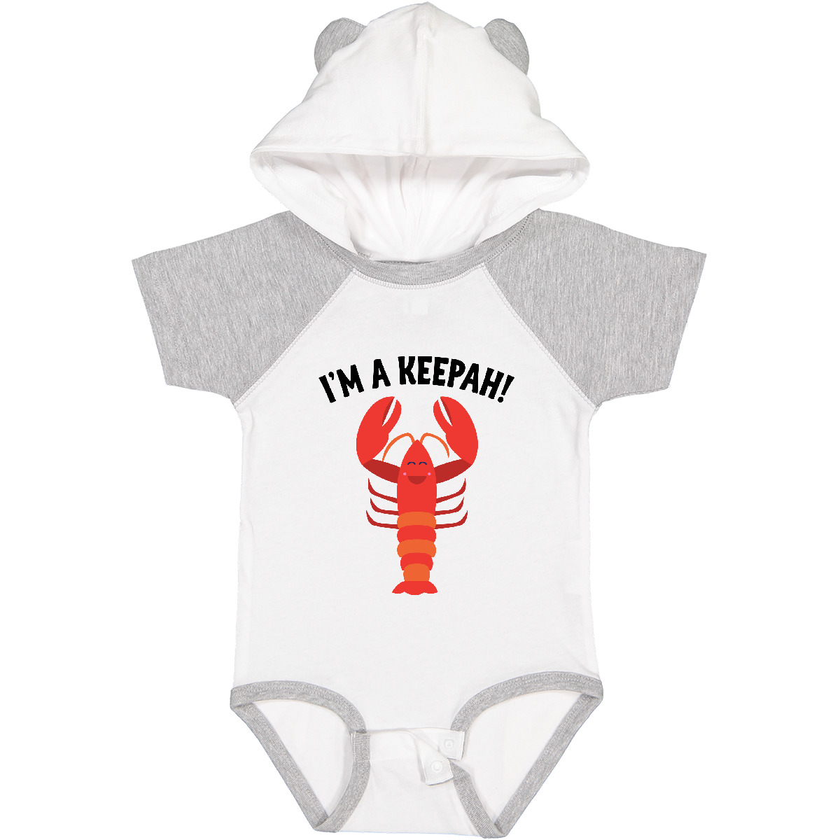 Inktastic Lobster Funny Im A Keepah Baby Bodysuit Seafood Beach Summer New - Picture 8 of 8