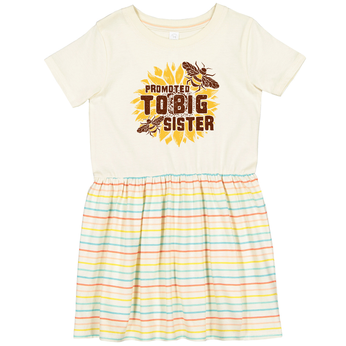 Inktastic Promoted To Big Sister Toddler Dress Bigsister Sis