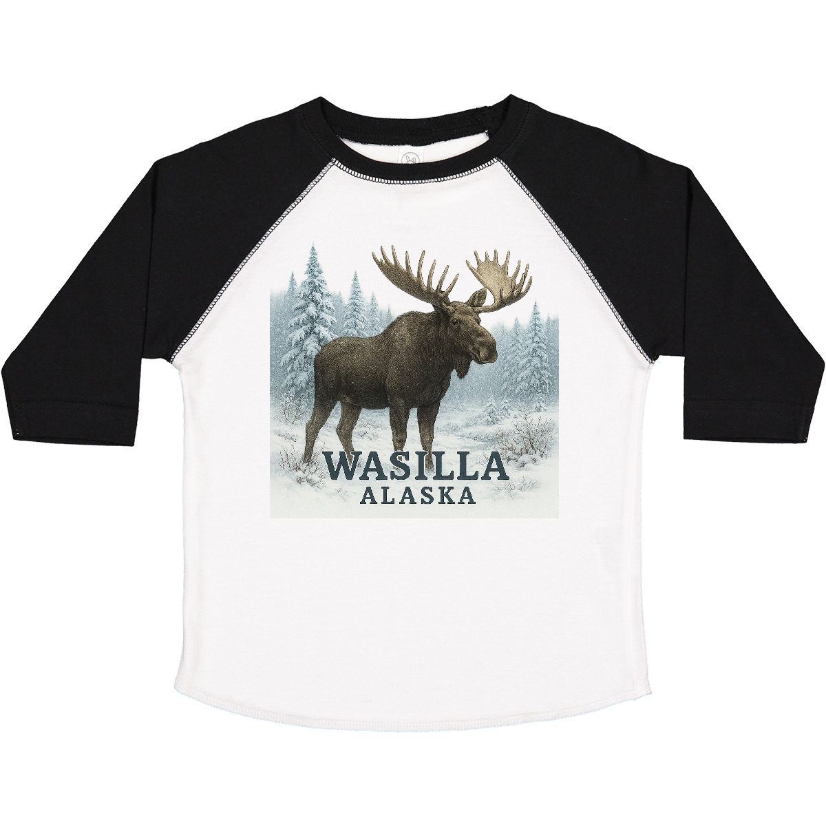 Inktastic Wasilla Alaska Toddler T-Shirt Travel Nature Animal Forest Trip Child
