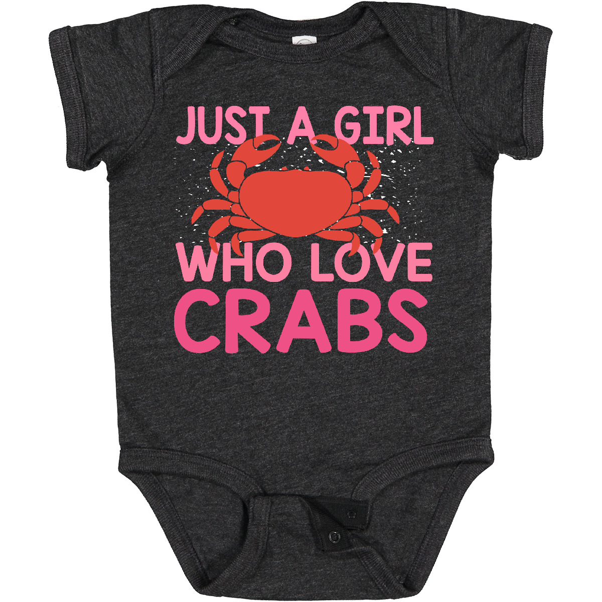 Inktastic Just A Girl Who Loves Crabs Baby Bodysuit Sea One-piece Infant