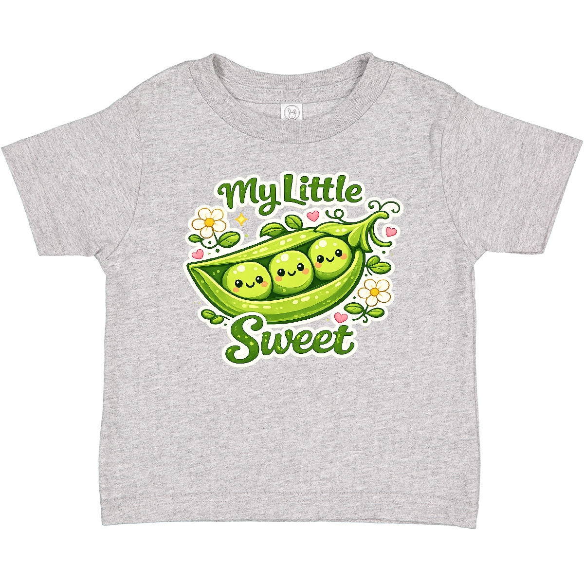 Inktastic Sweet Pea Baby Cute Baby T-Shirt My Little Vegetables Theme Love Tees