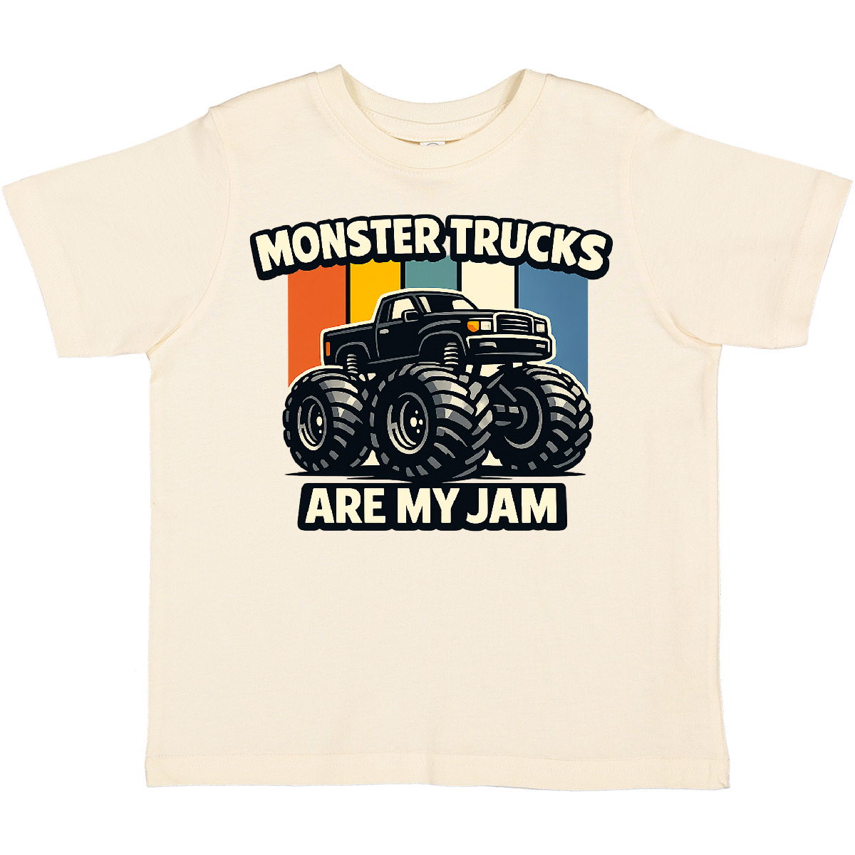 Inktastic Monster Trucks Are My Jam Toddler T-Shirt Kids Boys