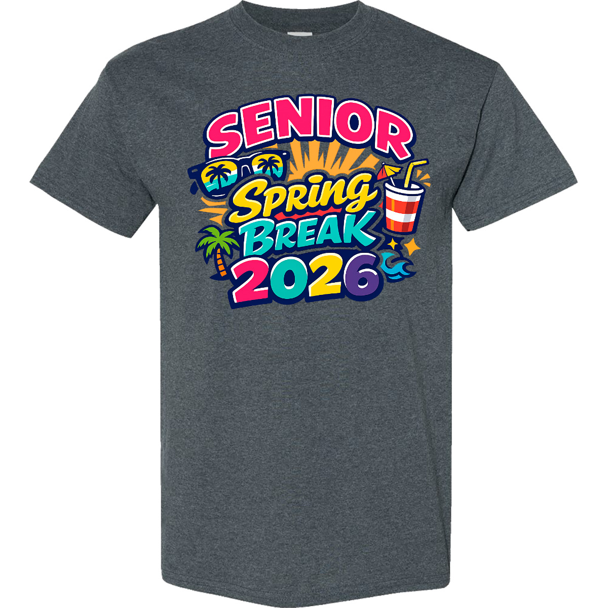 Inktastic Senior Spring Break 2026 T-Shirt Shirt Week Class High