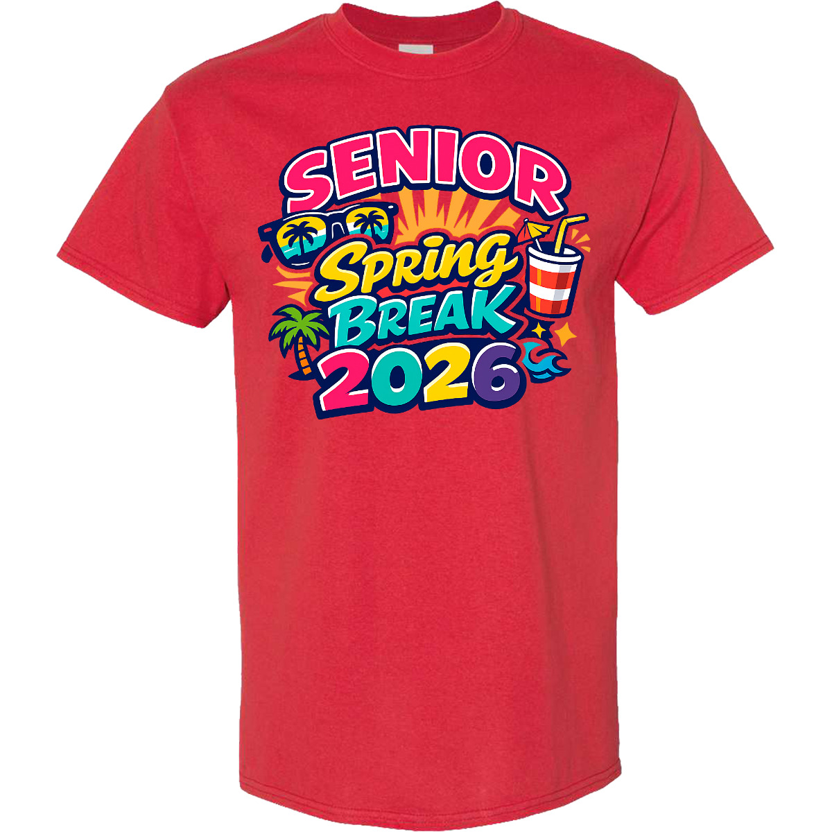 Inktastic Senior Spring Break 2026 T-Shirt Shirt Week Class High