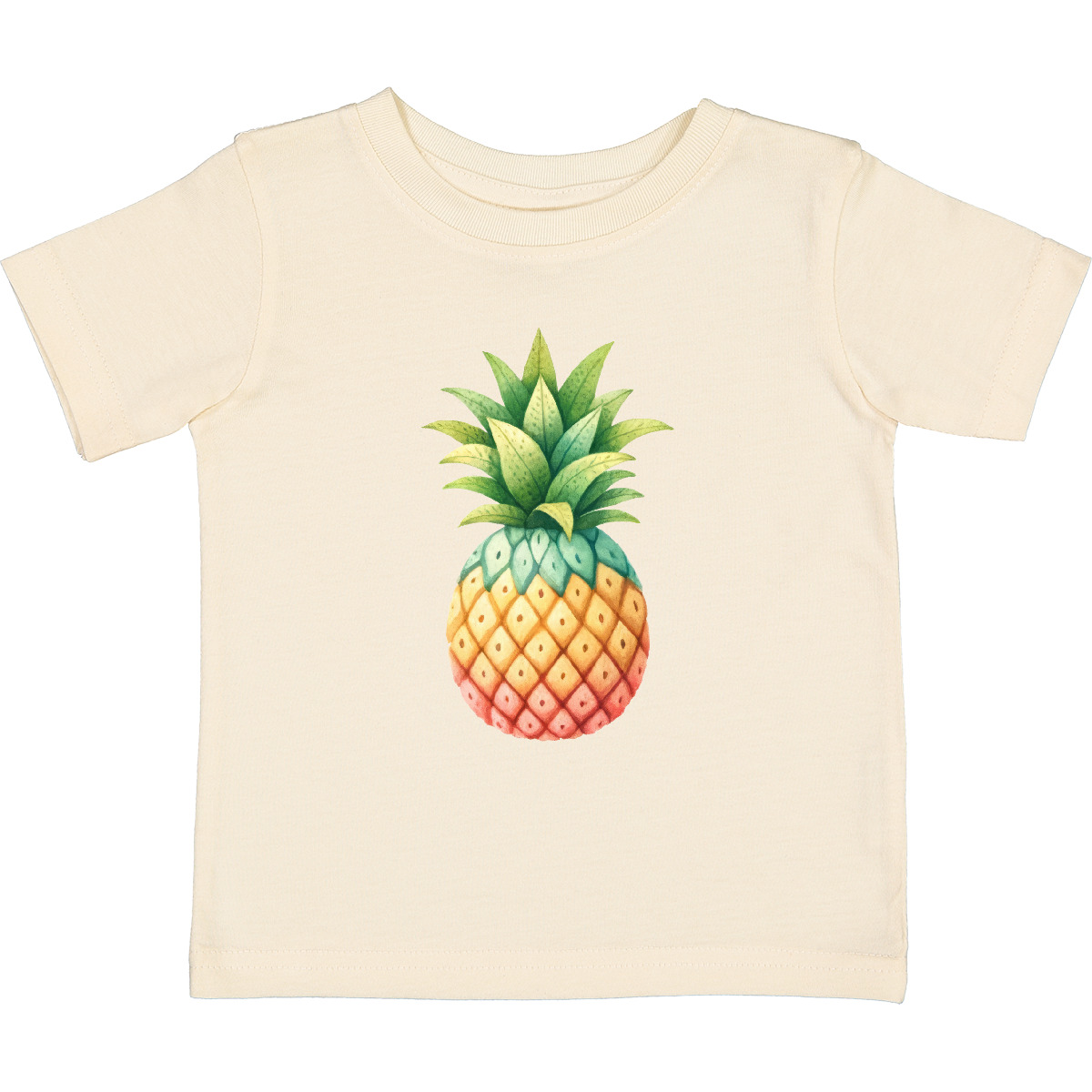 Inktastic Colorful Pineapple Baby T-Shirt Fruit Food Infant Tees Shower Clothing