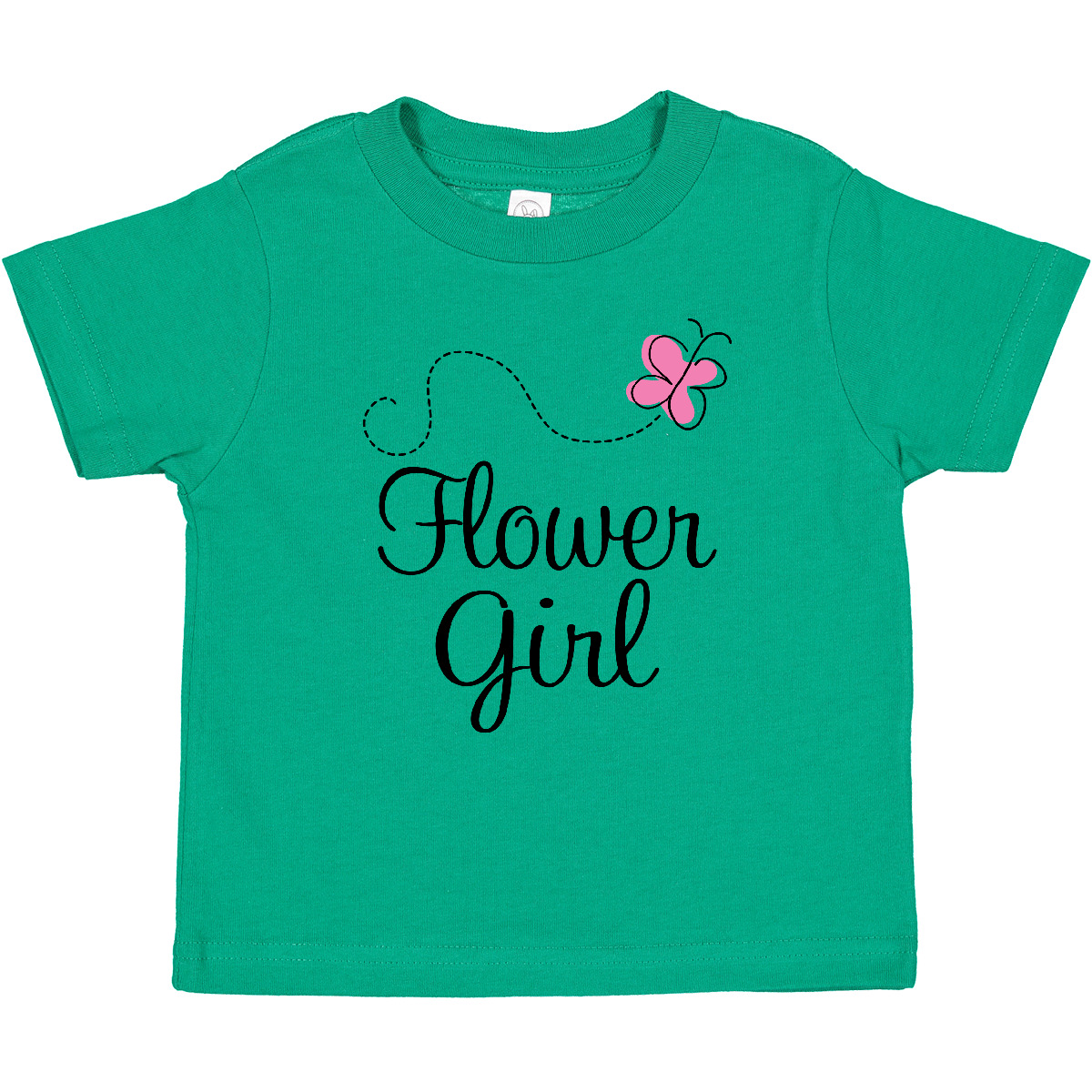 Inktastic Flower Girl Wedding Butterfly Baby T-Shirt Marriage Party Bridal Pink - Picture 5 of 9
