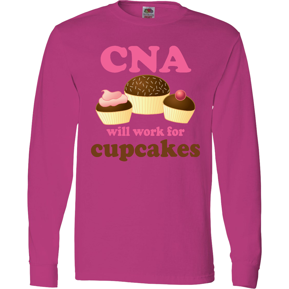 Inktastic Funny CNA Certified Nurse Assistant Gift Long Sleeve T-Shirt Nursing - Picture 3 of 6