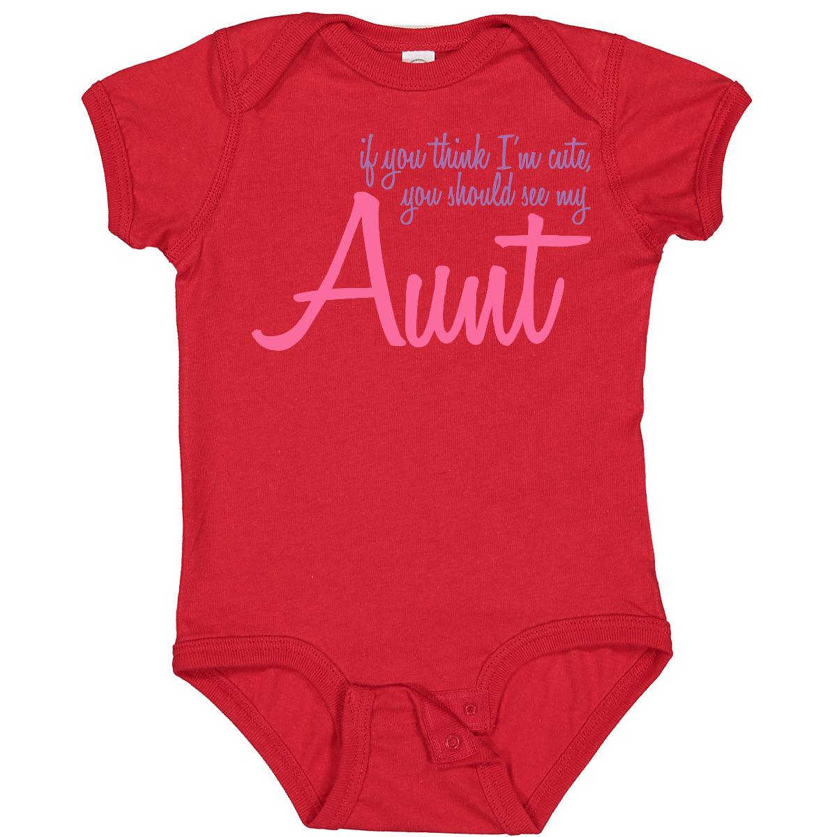 Inktastic Cute Aunt Baby Bodysuit Niece Family Member One-piece Infant Creeper - Picture 10 of 10