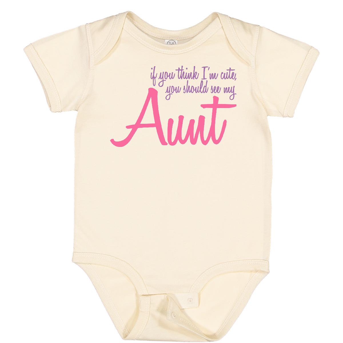 Inktastic Cute Aunt Baby Bodysuit Niece Family Member One-piece Infant Creeper - Picture 8 of 10