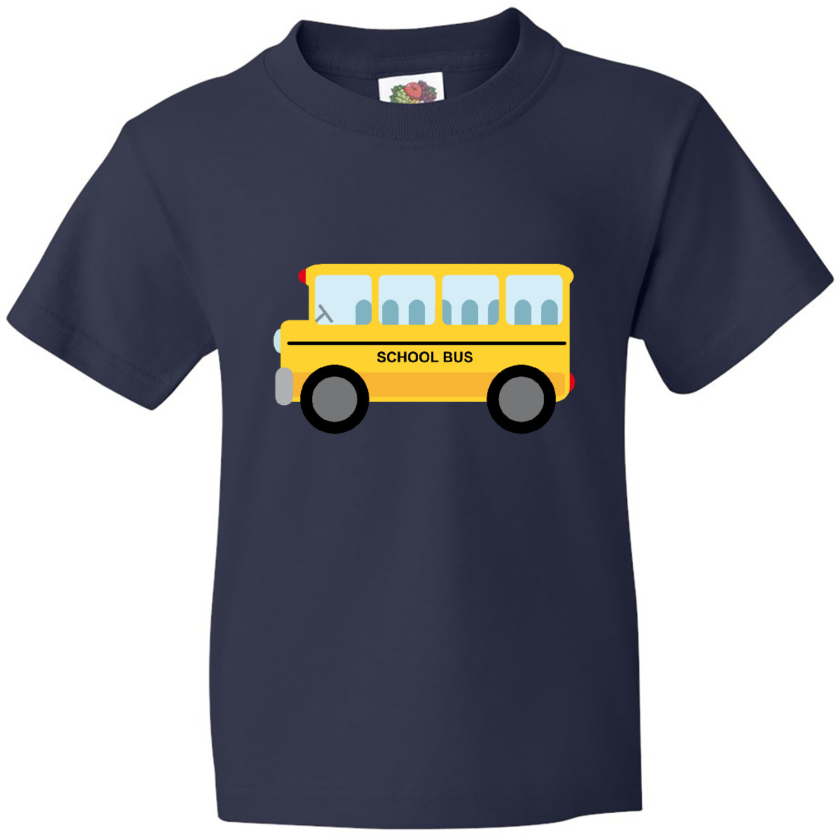 Inktastic School Bus Youth T-Shirt Back Elementary Kindergarten Wheels On Driver - Picture 6 of 9