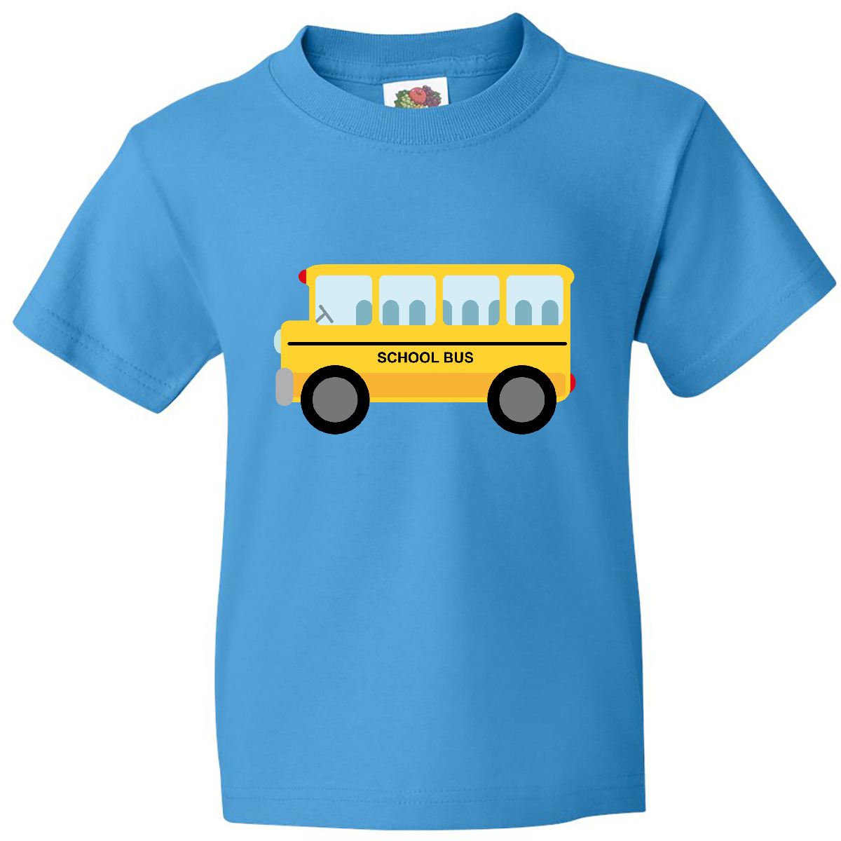 Inktastic School Bus Youth T-Shirt Back Elementary Kindergarten Wheels On Driver - Picture 7 of 9