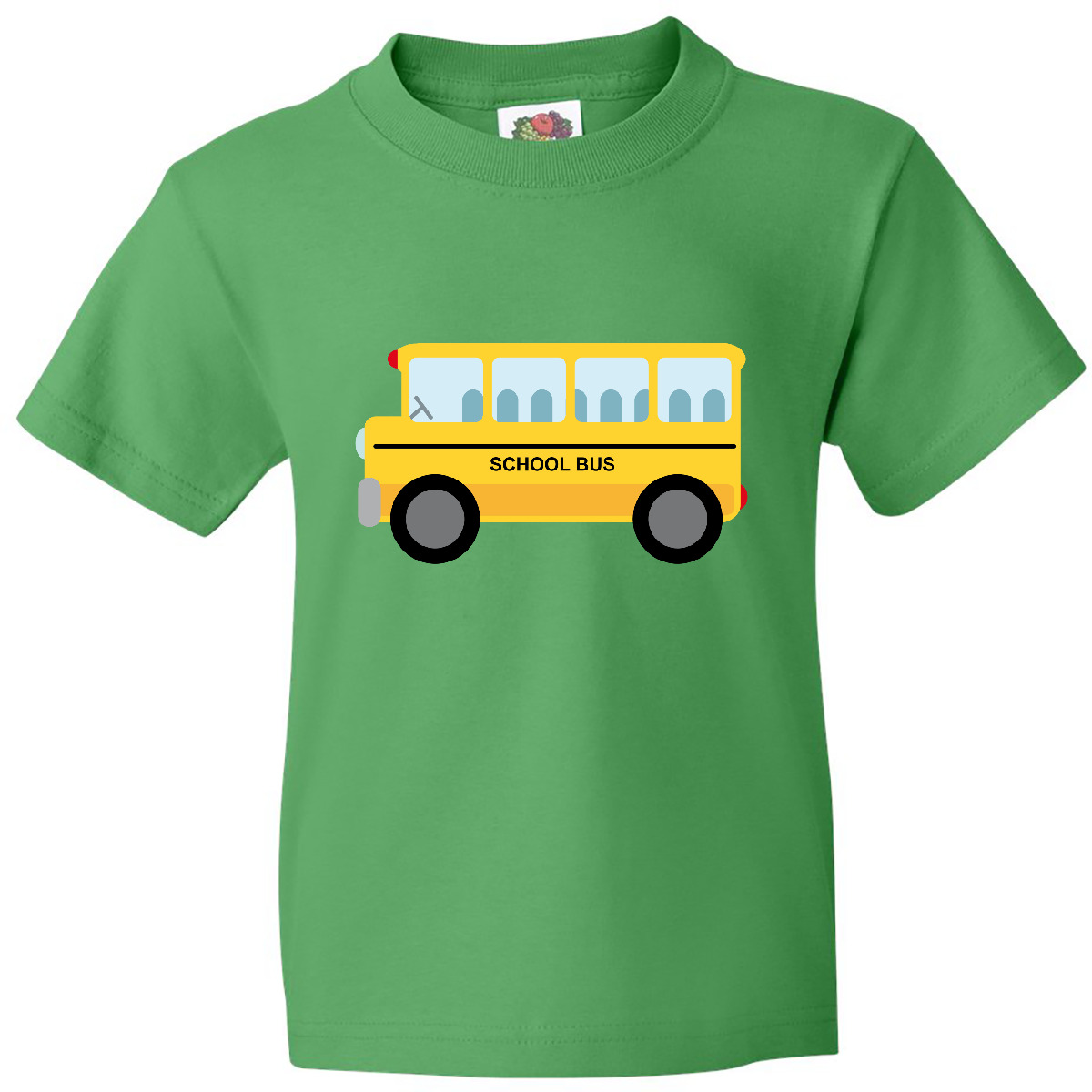 Inktastic School Bus Youth T-Shirt Back Elementary Kindergarten Wheels On Driver - Picture 5 of 9