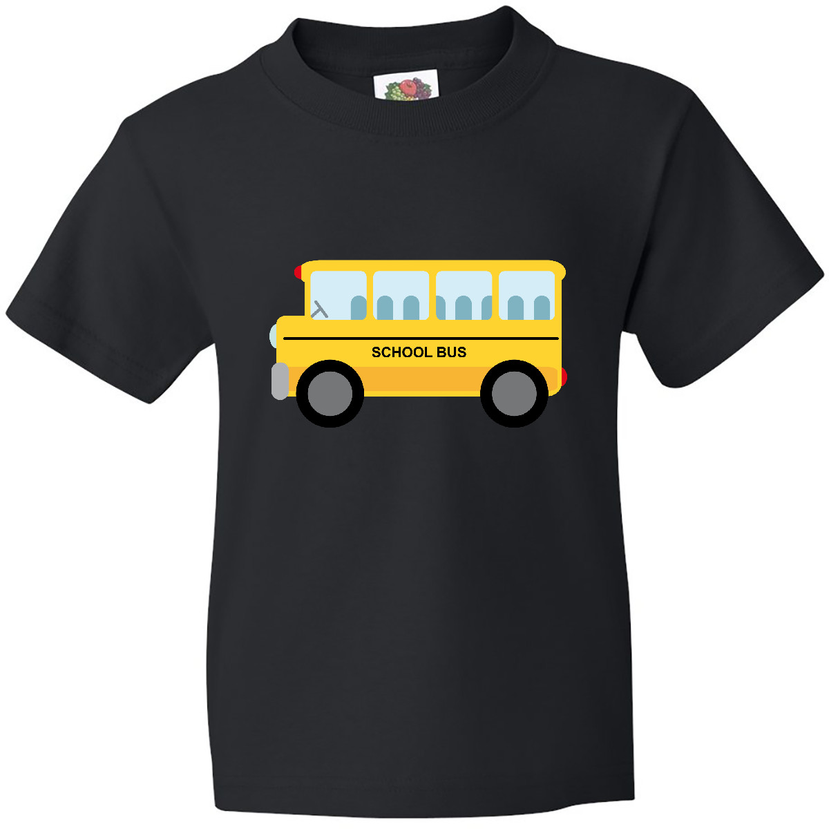 Inktastic School Bus Youth T-Shirt Back Elementary Kindergarten Wheels On Driver - Picture 3 of 9