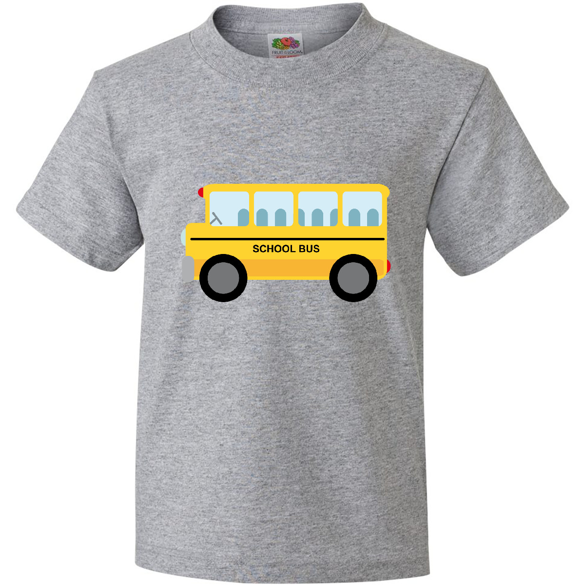 Inktastic School Bus Youth T-Shirt Back Elementary Kindergarten Wheels On Driver - Picture 4 of 9