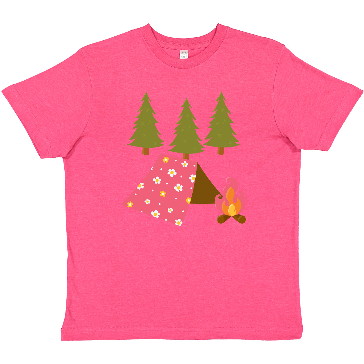 Inktastic Summer Camp Girls Camping Youth T-Shirt Campfire Hobbies Tee Kids Teen - Picture 8 of 9