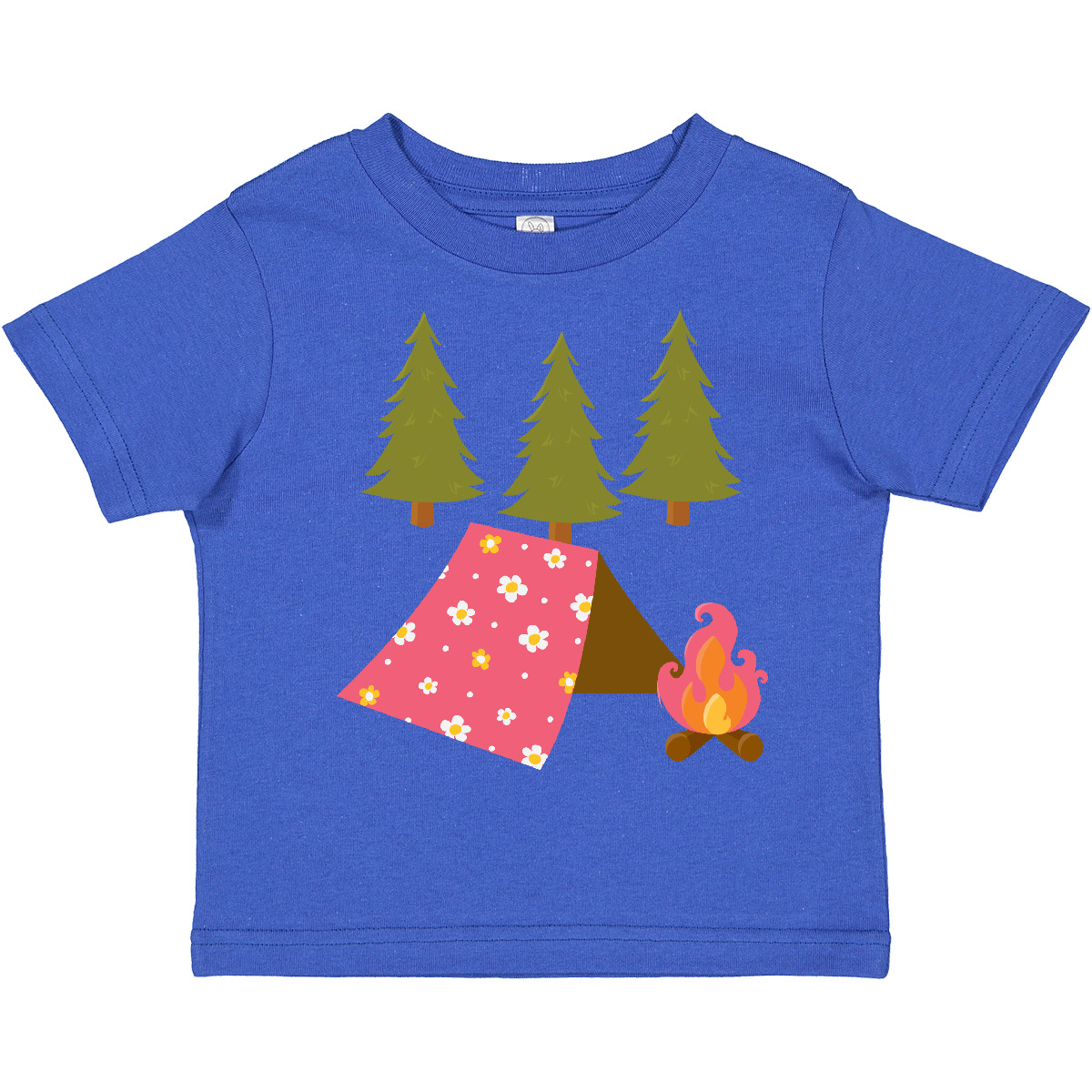 Inktastic Summer Camp Girls Camping Toddler T-Shirt Campfire Hobbies Child Kid - Picture 9 of 11