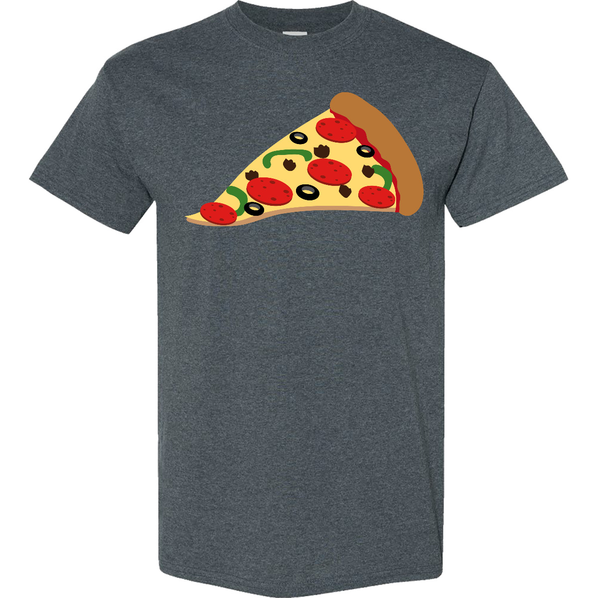 Inktastic Pizza Slice T-Shirt Pepperoni Food Snack Funny Italian Chef Mens Tees