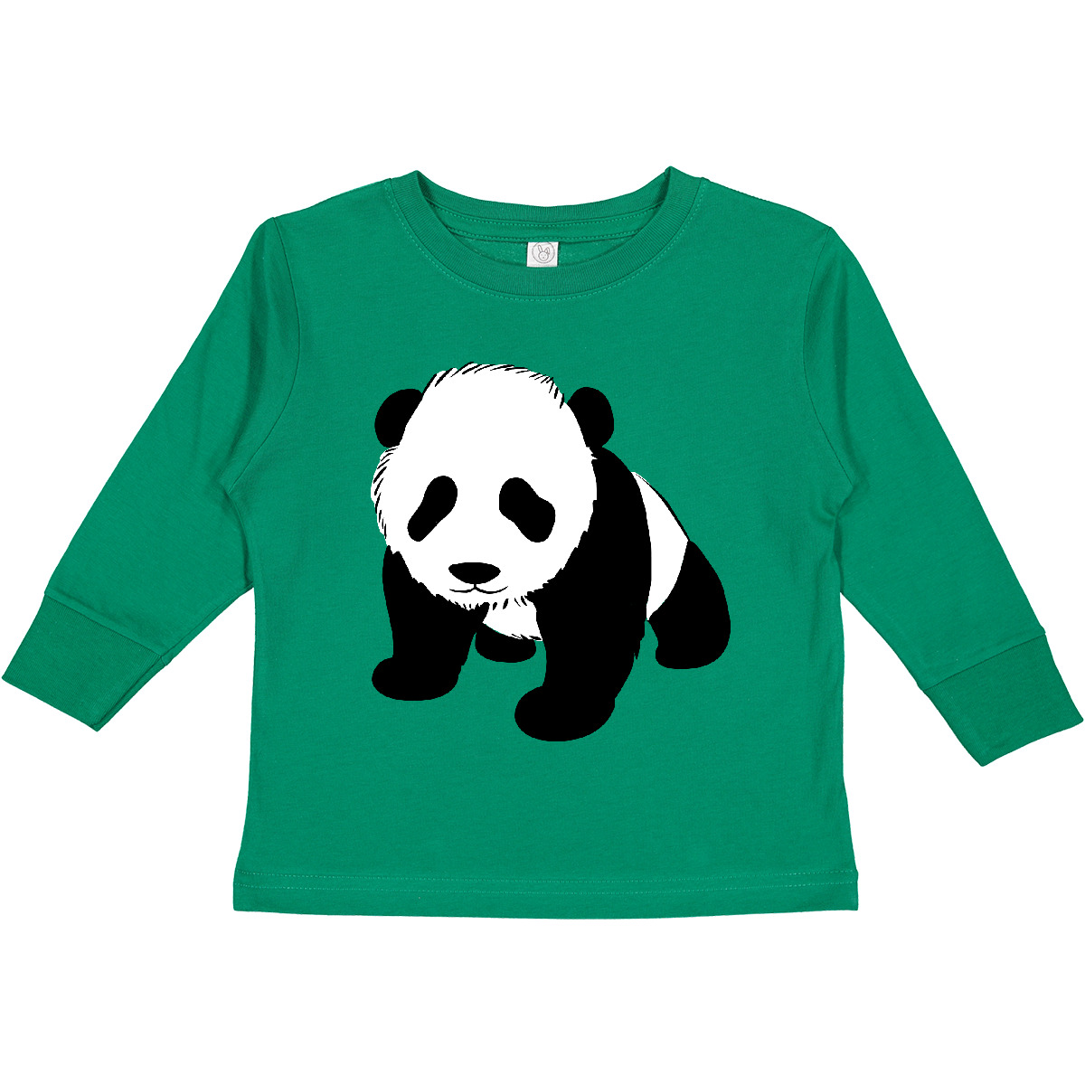 Inktastic Panda Bear Toddler Long Sleeve T-Shirt Adorable Cute Animal Light Dark