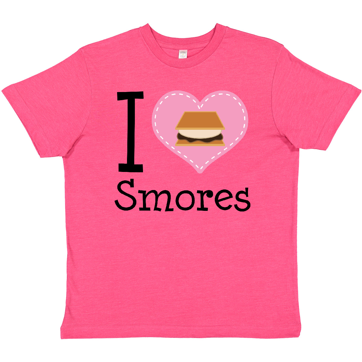 Inktastic I Love Smores Youth T-Shirt Smore Graham Cracker Lover Heart Camping - Picture 7 of 9