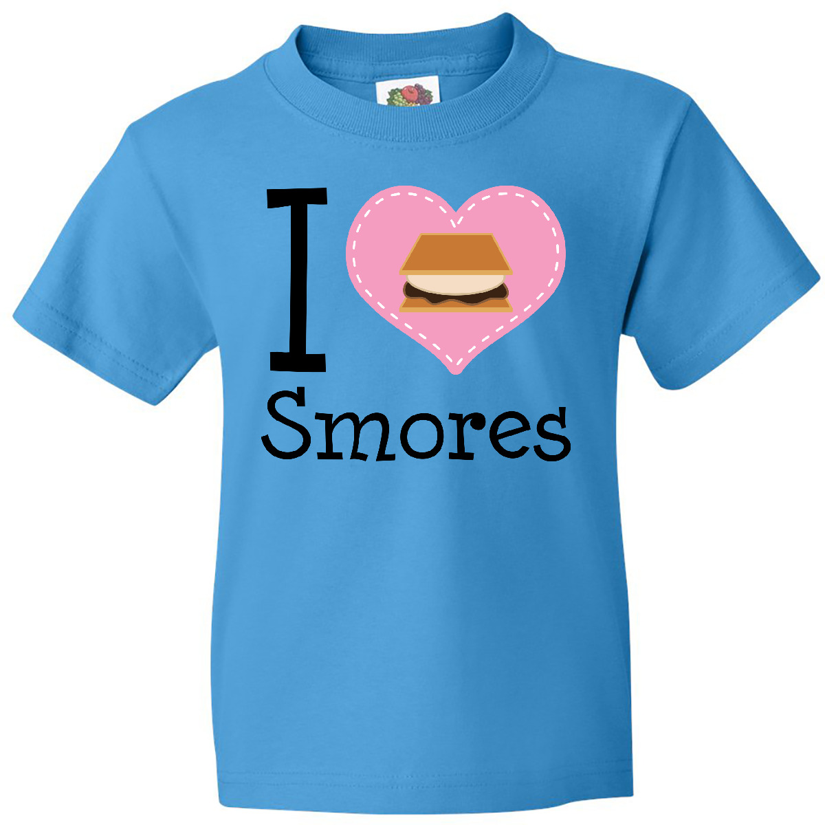 Inktastic I Love Smores Youth T-Shirt Smore Graham Cracker Lover Heart Camping - Picture 5 of 9