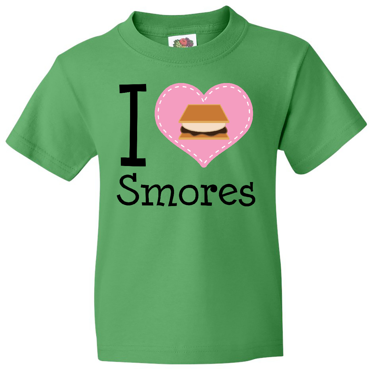 Inktastic I Love Smores Youth T-Shirt Smore Graham Cracker Lover Heart Camping - Picture 3 of 9