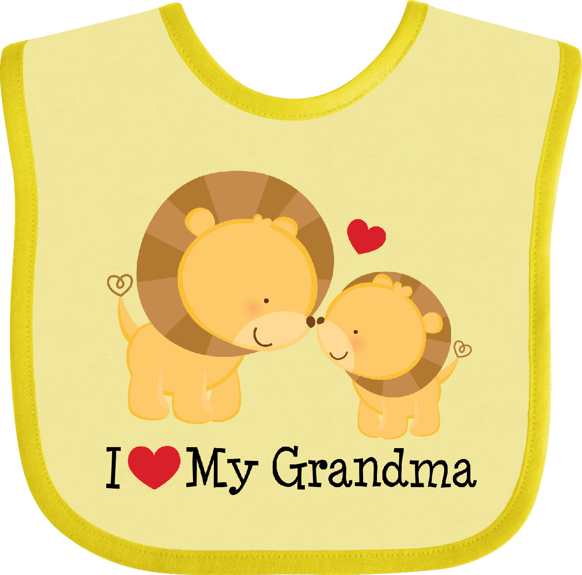 I love my grandma fashion bib