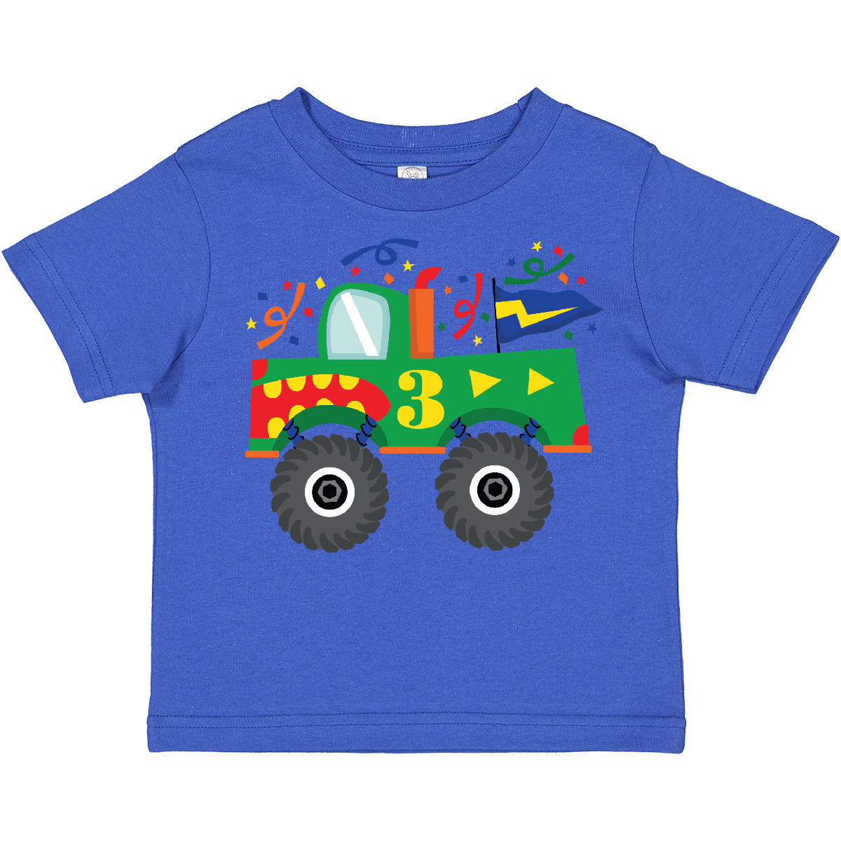 3rd birthday monster truck shirt