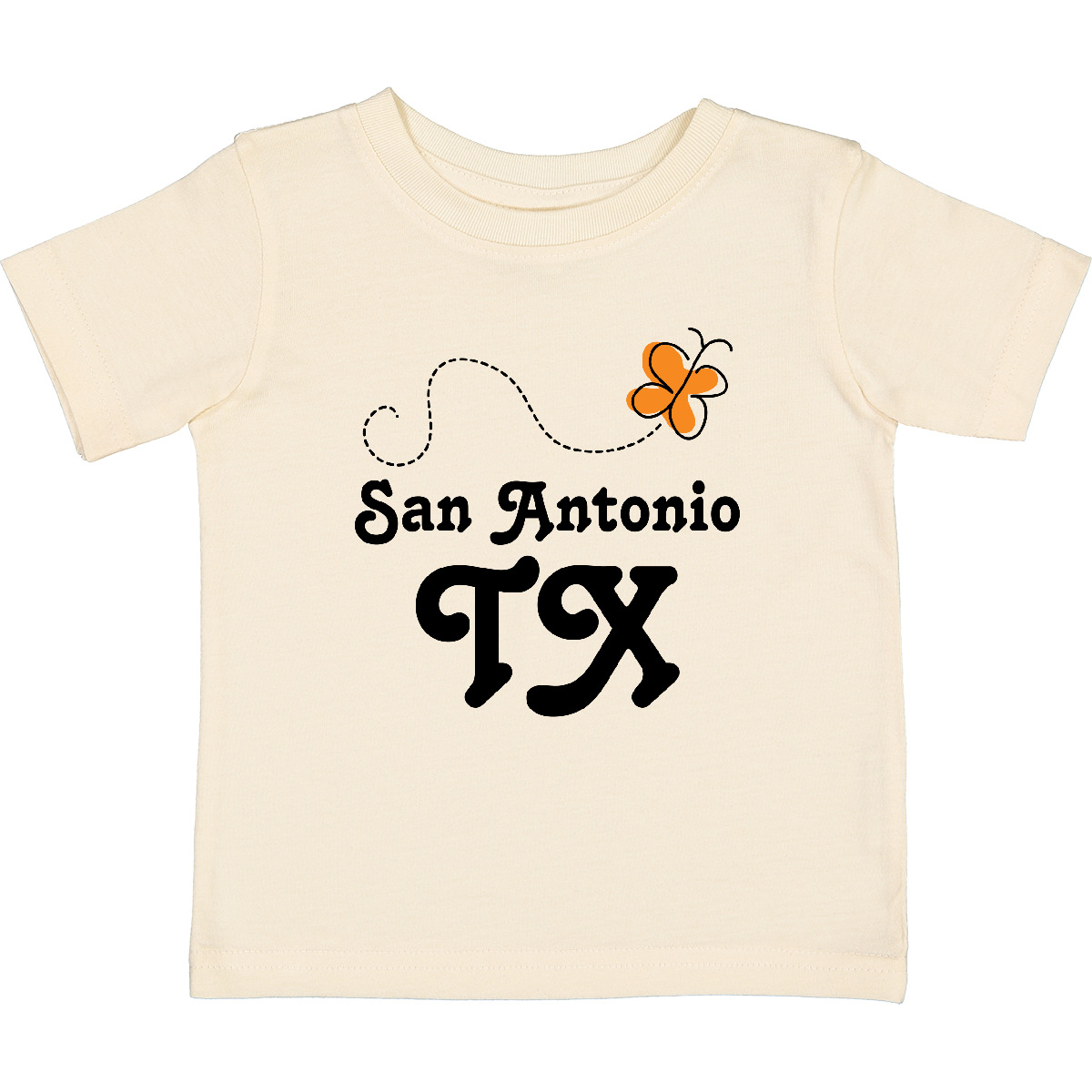 Inktastic San Antonio Texas Butterfly Baby T-Shirt City Cities