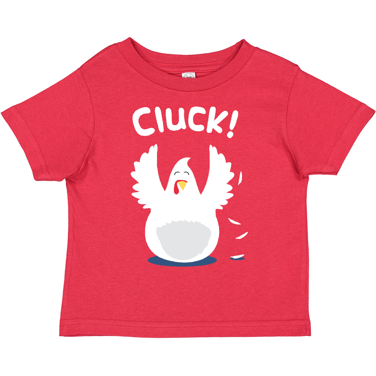 Inktastic Chicken Barnyard Farm Cluck Toddler T-Shirt Hen Chick Animal Funny Kid - Picture 7 of 9