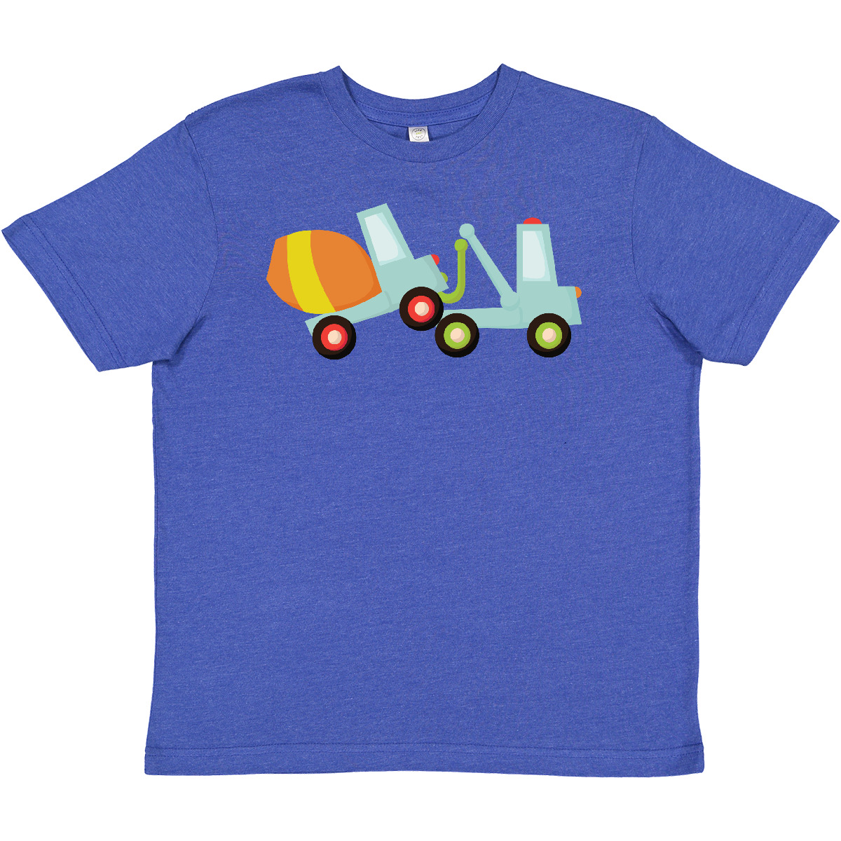 Inktastic Tow Truck Construction Youth T-Shirt Cement Mixer Trucks Worker Cute - Picture 10 of 10