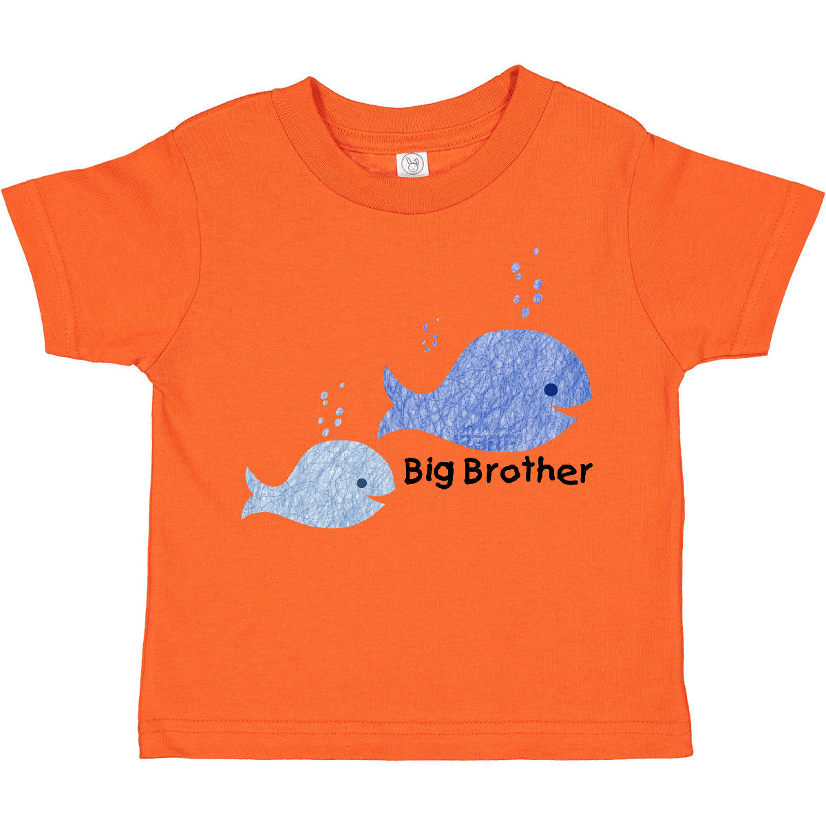 Inktastic Big Brother With Lil' Brother Toddler T-Shirt Little Siblings Whales - Picture 6 of 11