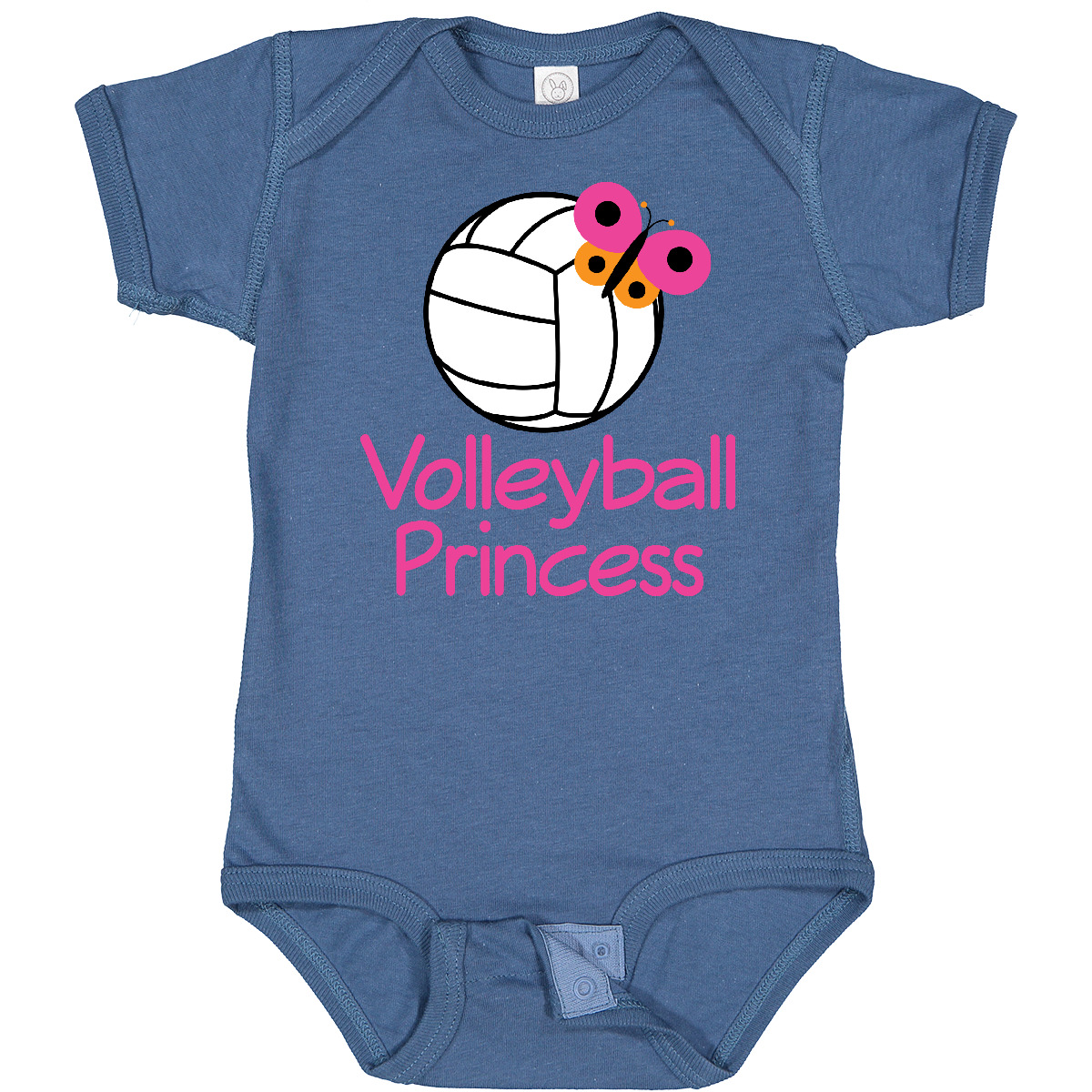 Inktastic Voleibol Mariposa Princesa Bebé Body Equipo Deportivo Ropa Niñas - Imagen 9 de 18