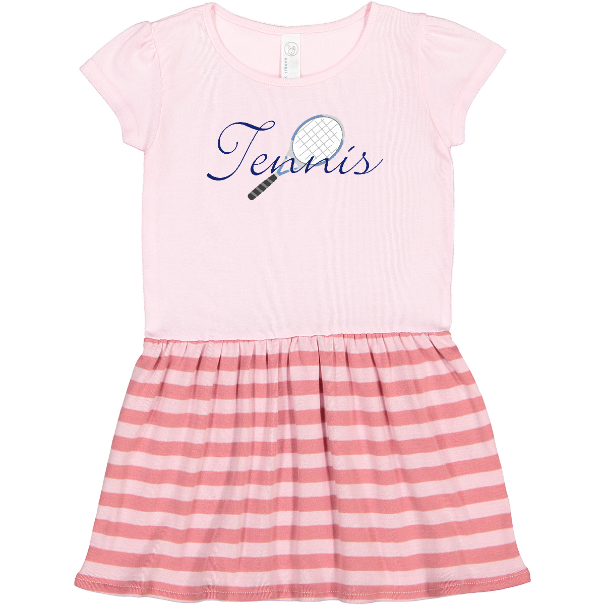 Inktastic Tennis Sports Racquet Toddler Dress Girls Hws