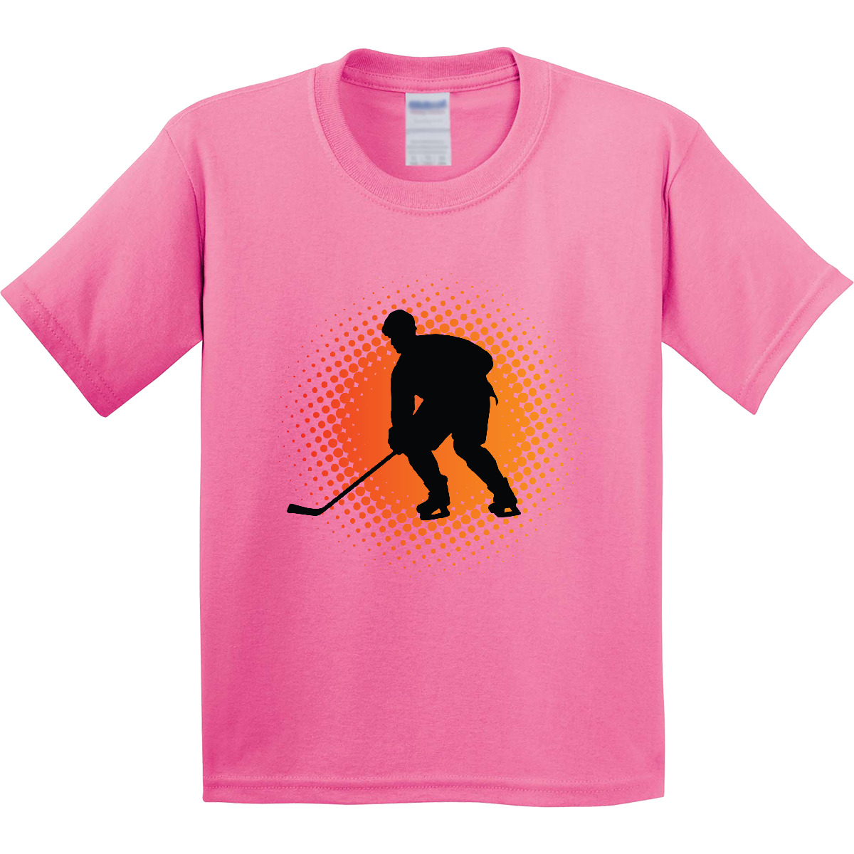 Inktastic Play Hockey Sports Youth T-Shirt Ice Silhouette Player Team Tee Kids - Picture 2 of 10