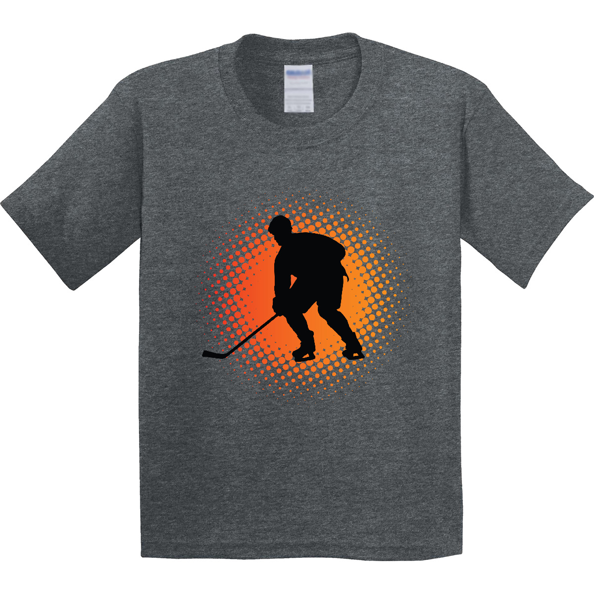 Inktastic Play Hockey Sports Youth T-Shirt Ice Silhouette Player Team Tee Kids - Picture 7 of 10