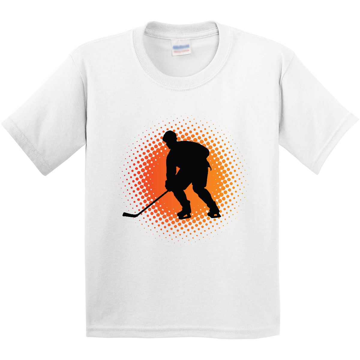Inktastic Play Hockey Sports Youth T-Shirt Ice Silhouette Player Team Tee Kids - Picture 10 of 10