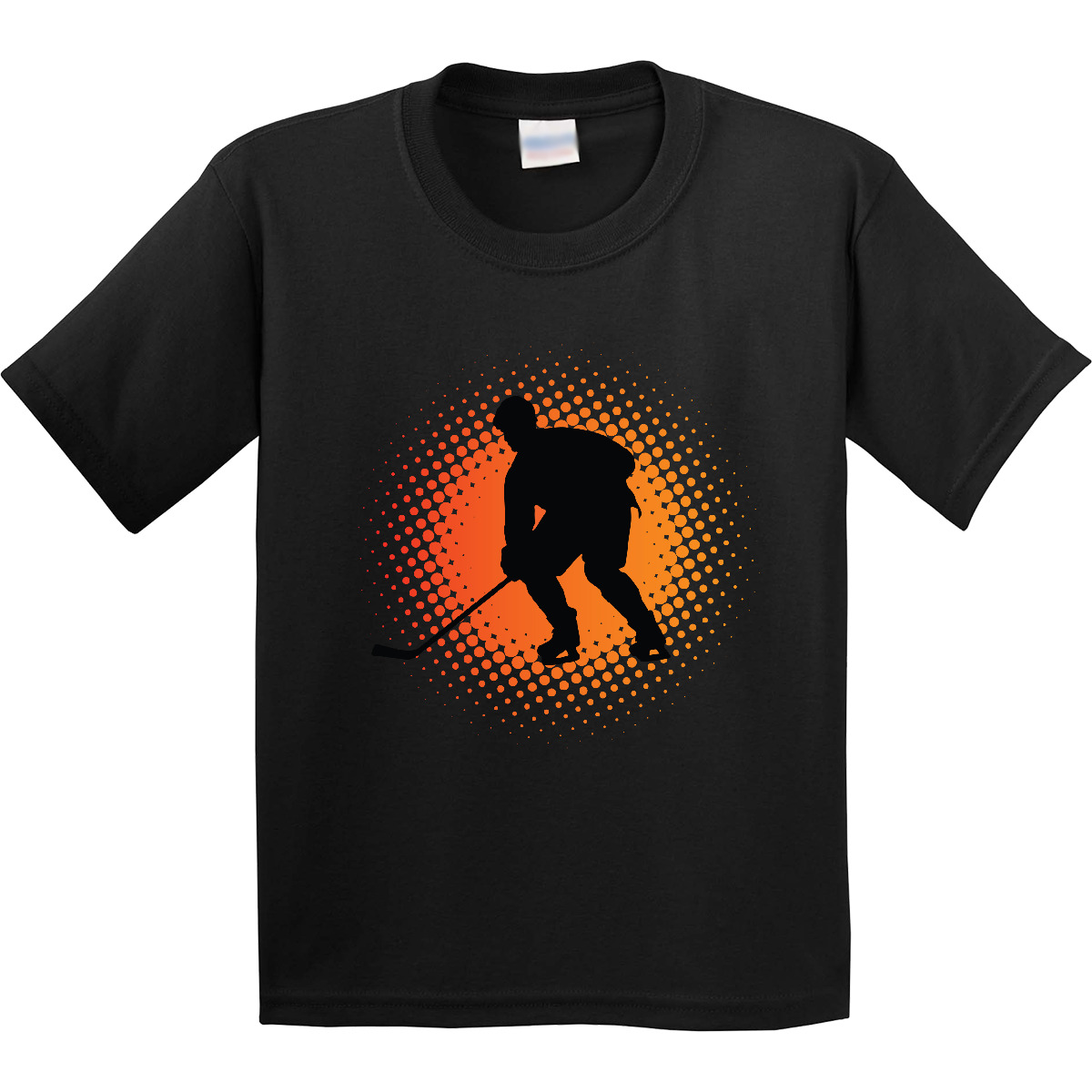 Inktastic Play Hockey Sports Youth T-Shirt Ice Silhouette Player Team Tee Kids - Picture 3 of 10