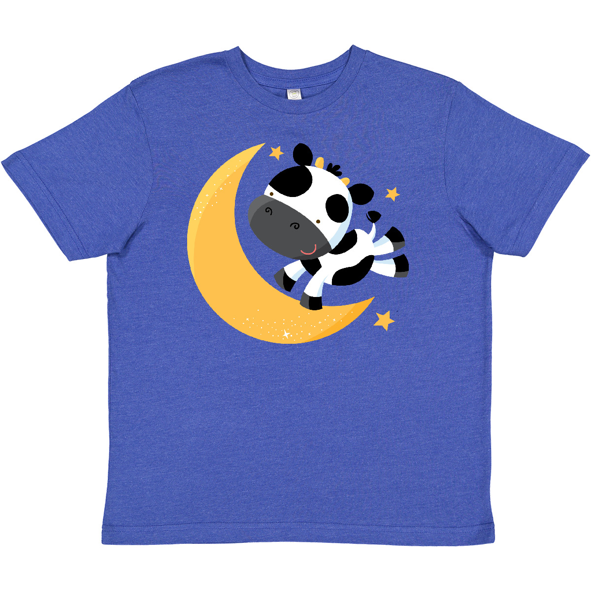 Inktastic Cow Over The Moon Rhyme Youth T-Shirt Nursery Kids Mother Goose Tee - Picture 2 of 2