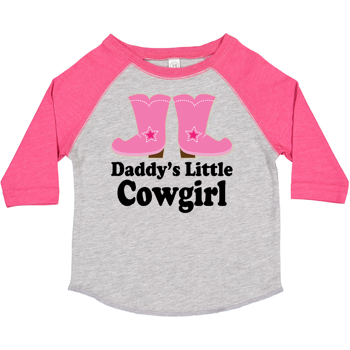 Inktastic Daddy's Little Cowgirl Toddler T-Shirt Boots Pink Cowboy Western Cute - Picture 4 of 10