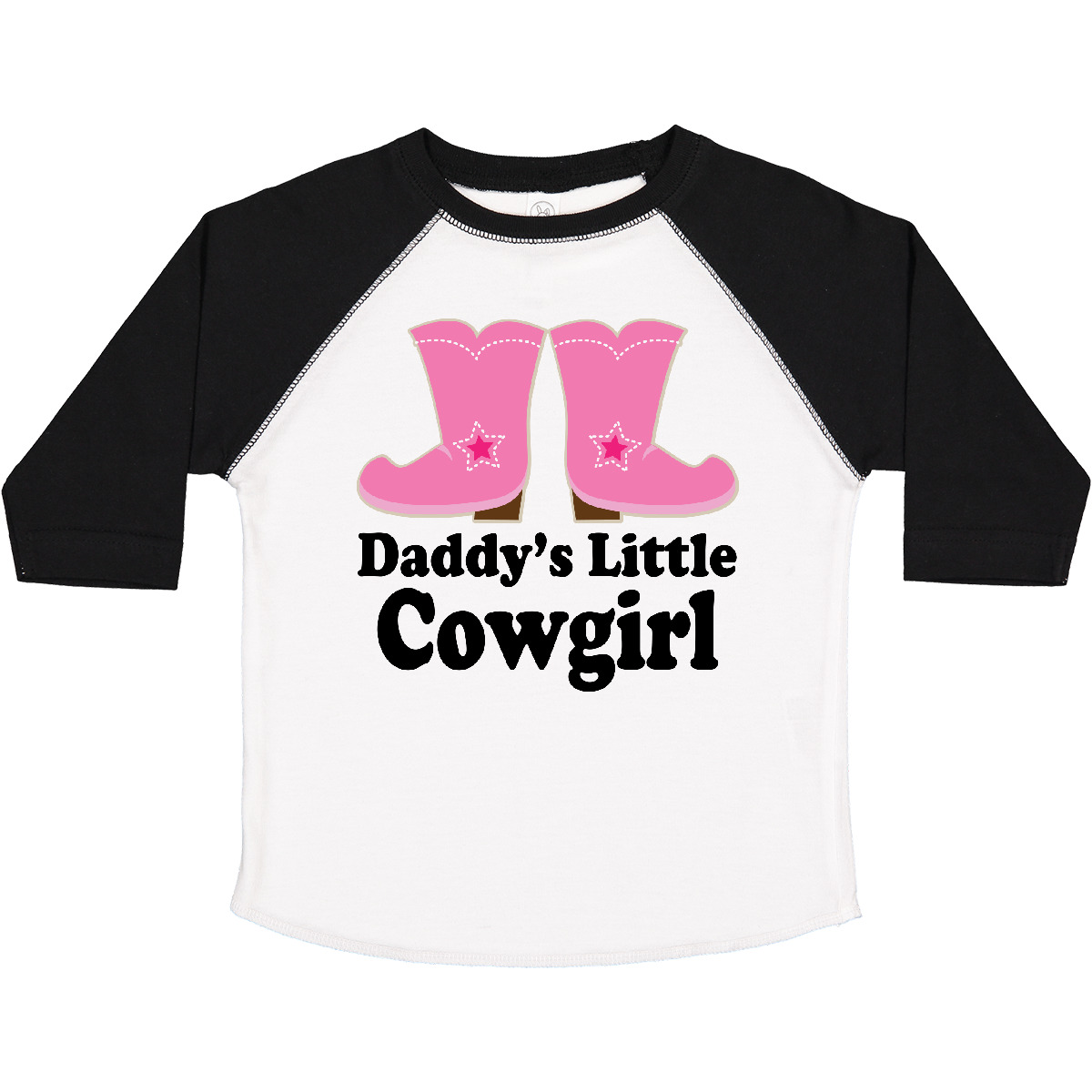 Inktastic Daddy's Little Cowgirl Toddler T-Shirt Boots Pink Cowboy Western Cute - Picture 10 of 10