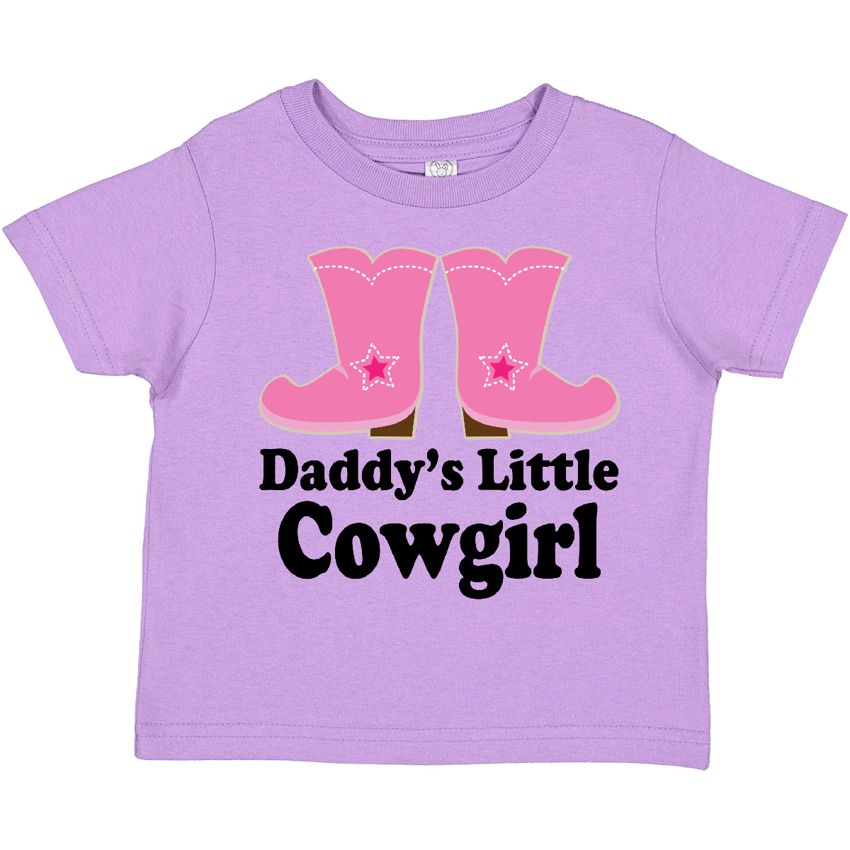 Inktastic Daddy's Little Cowgirl Toddler T-Shirt Boots Pink Cowboy Western Cute - Picture 7 of 10