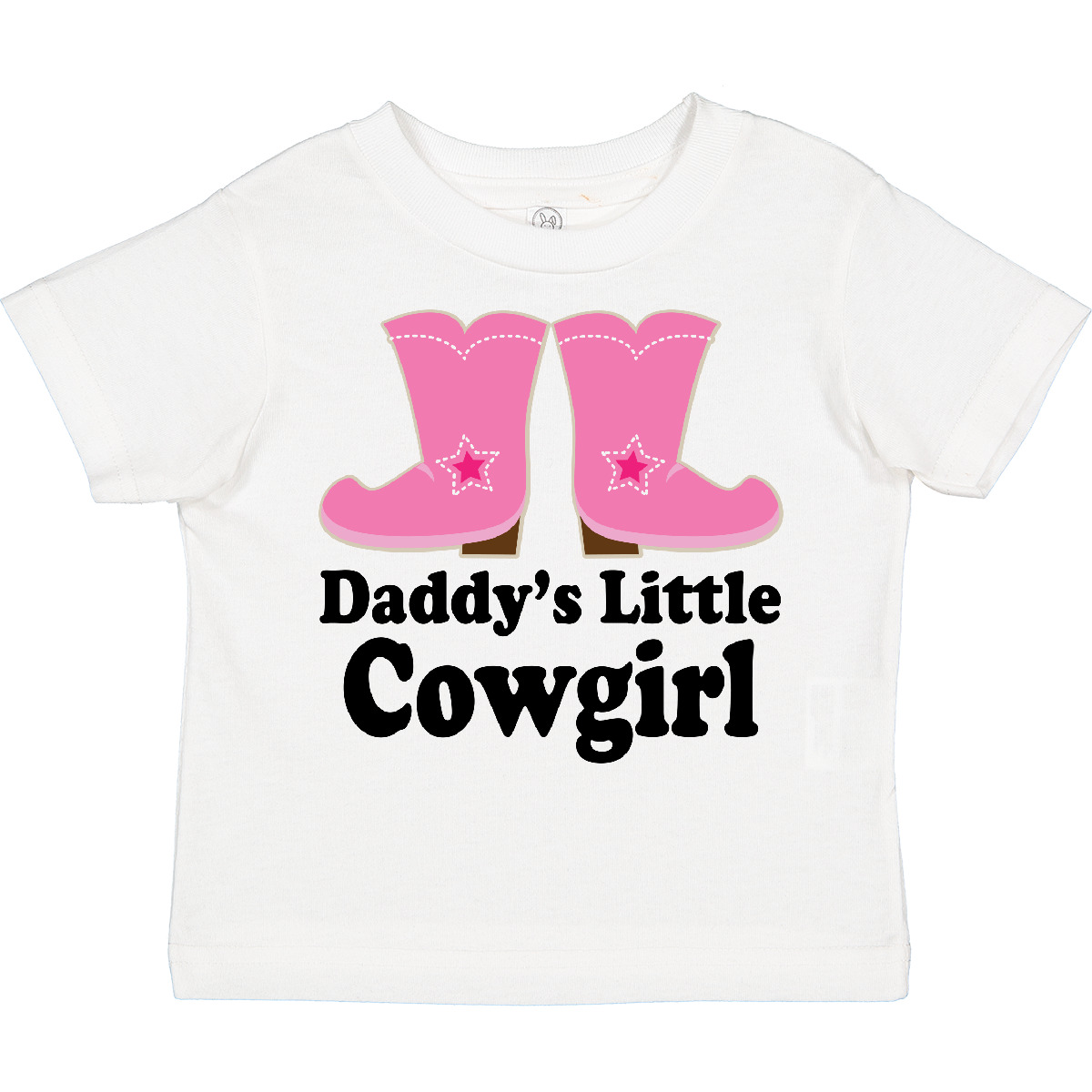 Inktastic Daddy's Little Cowgirl Toddler T-Shirt Boots Pink Cowboy Western Cute - Picture 9 of 10