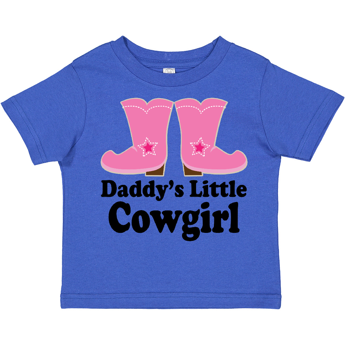 Inktastic Daddy's Little Cowgirl Toddler T-Shirt Boots Pink Cowboy Western Cute - Picture 8 of 10